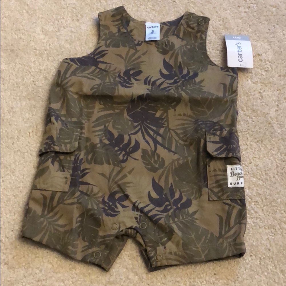Carter’s One Piece Jungle Explorer Romper 🦒🌿